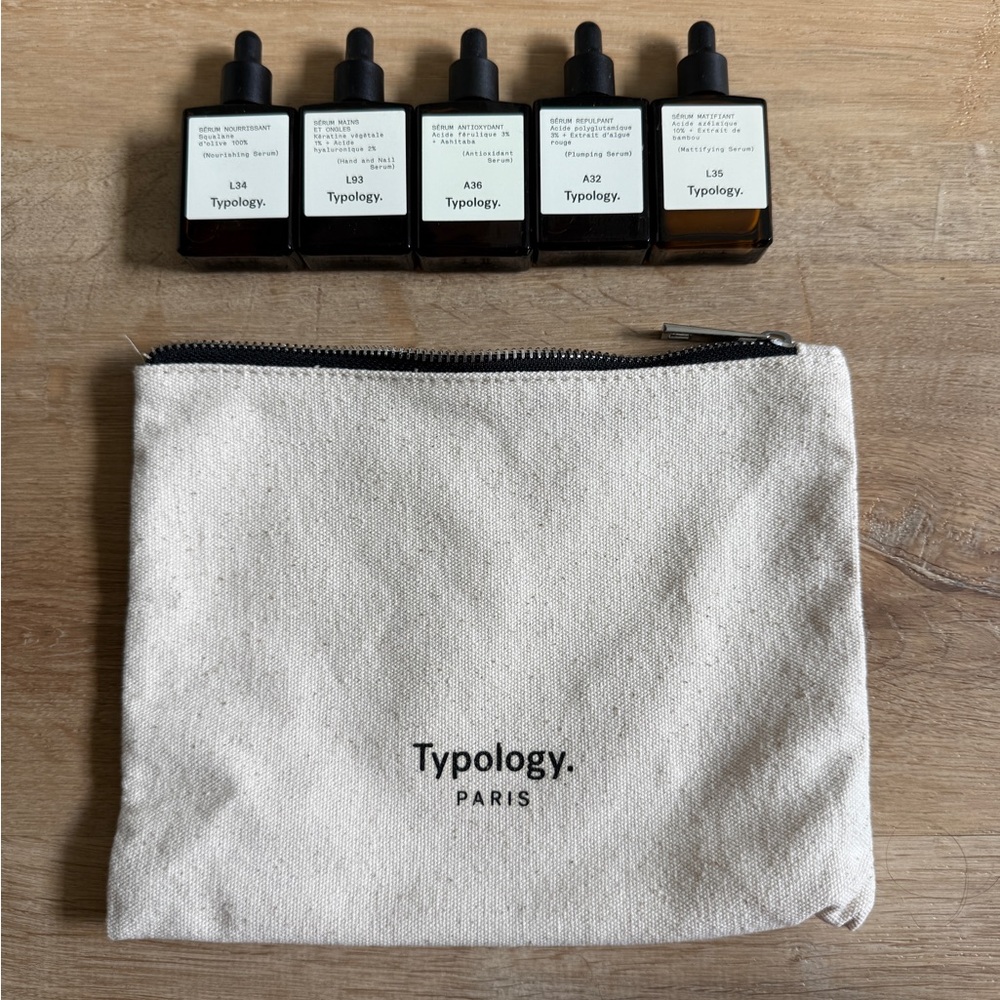 Paris Skincare Serum Set - Black and Cream